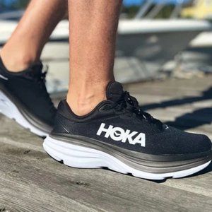 Women's Eevervday Running Black Bondi 8 Sneakers